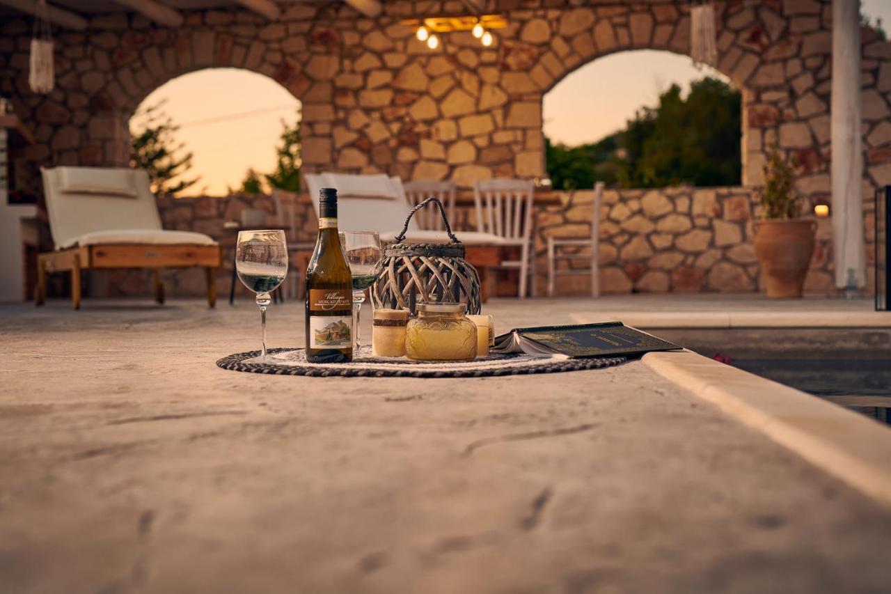 Ioanna Chateau - Luxury Stone Villa Maries  Exterior foto