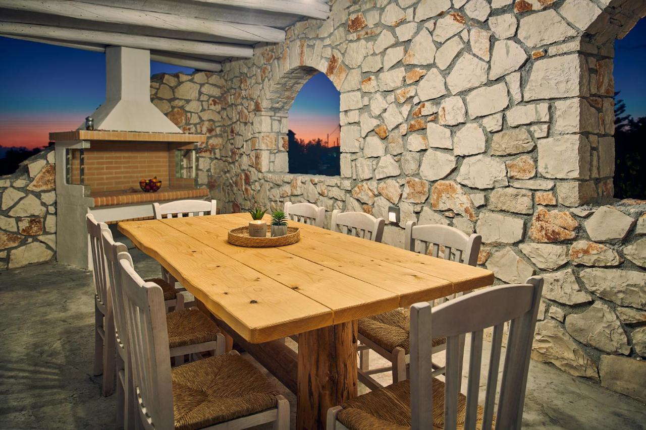 Ioanna Chateau - Luxury Stone Villa Maries  Exterior foto