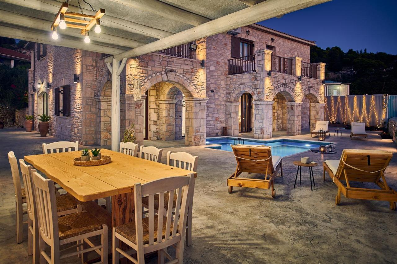 Ioanna Chateau - Luxury Stone Villa Maries  Exterior foto