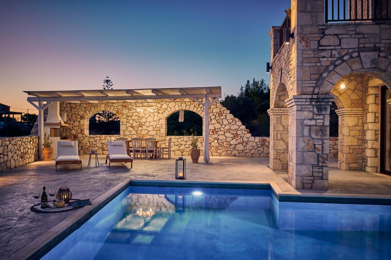 Ioanna Chateau - Luxury Stone Villa Maries  Exterior foto