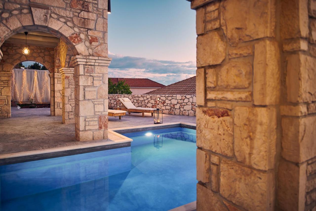 Ioanna Chateau - Luxury Stone Villa Maries  Exterior foto