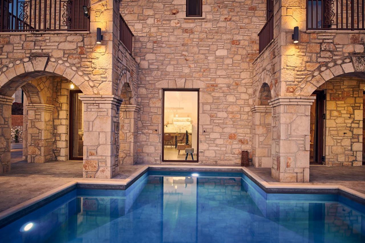 Ioanna Chateau - Luxury Stone Villa Maries  Exterior foto