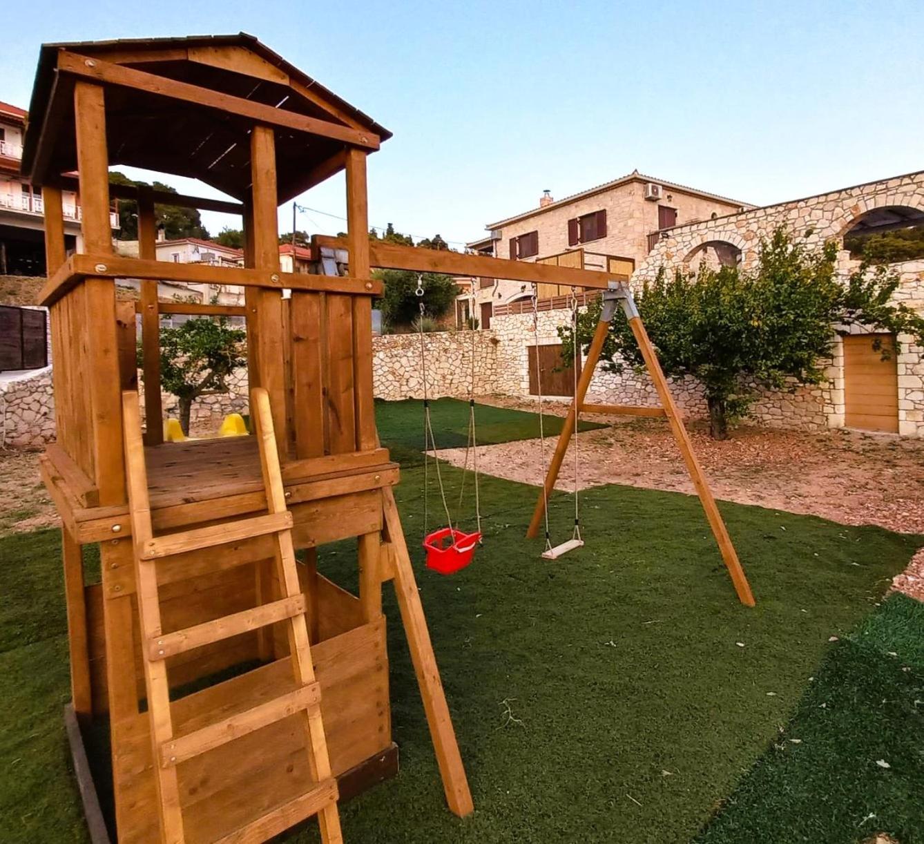 Ioanna Chateau - Luxury Stone Villa Maries  Exterior foto